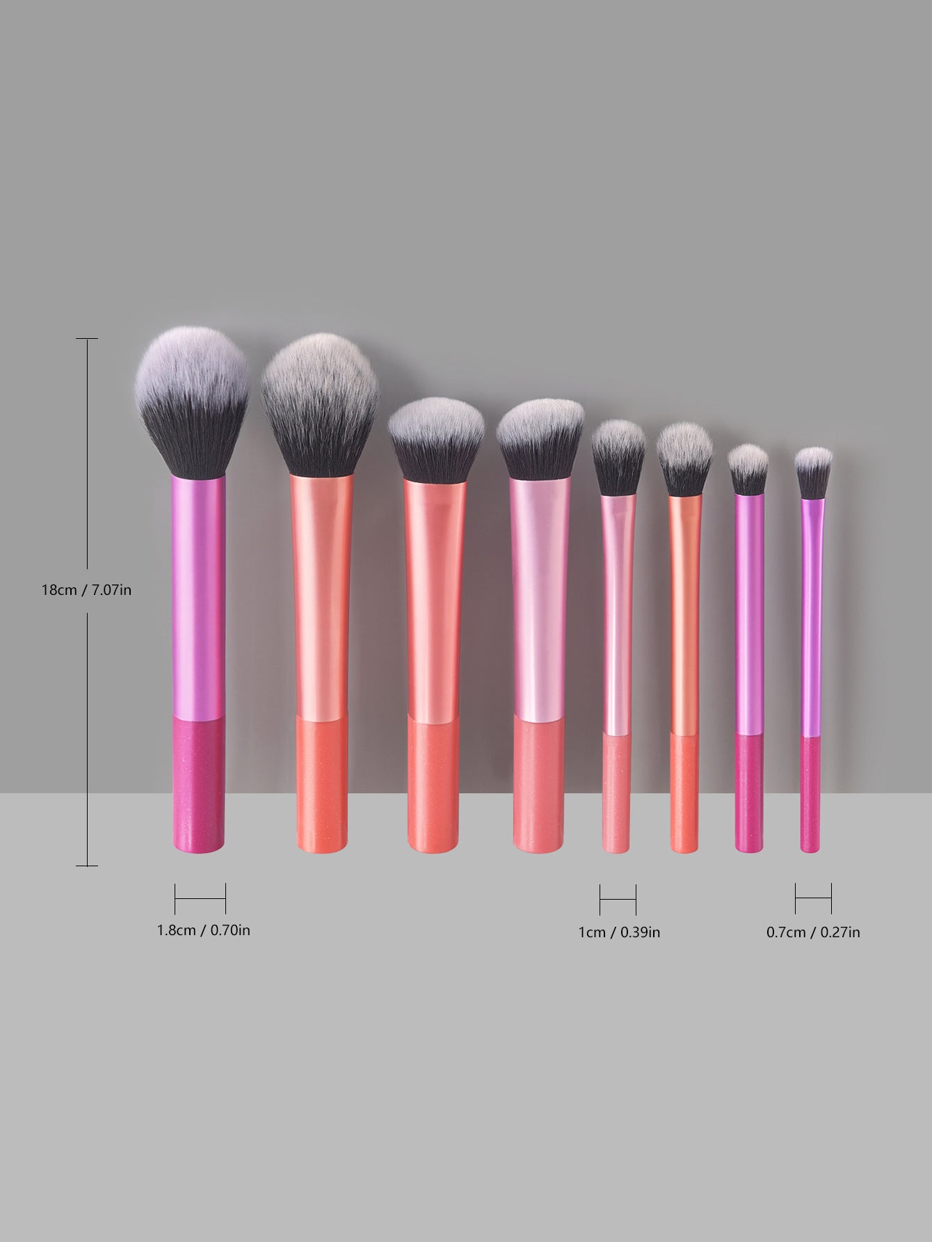 8 pack Makeup Brushes